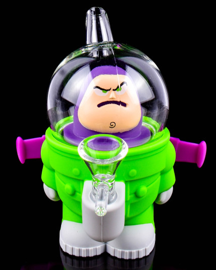 Buzzed Lightyear Glass Silicone Bong