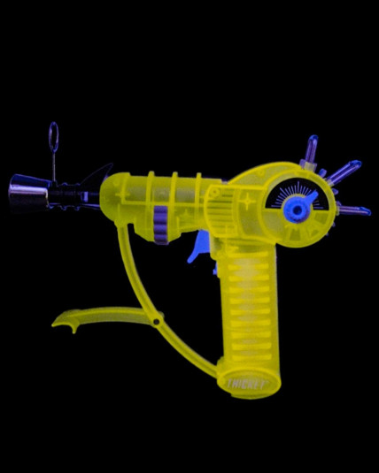 Glow In The Dark Lime Thicket Spaceout Raygun Torch Lighter - Orange