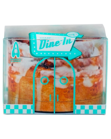 V Syndicate® Cinnamon Roll 4-Piece SharpShred Dine-In Grinder 63mm