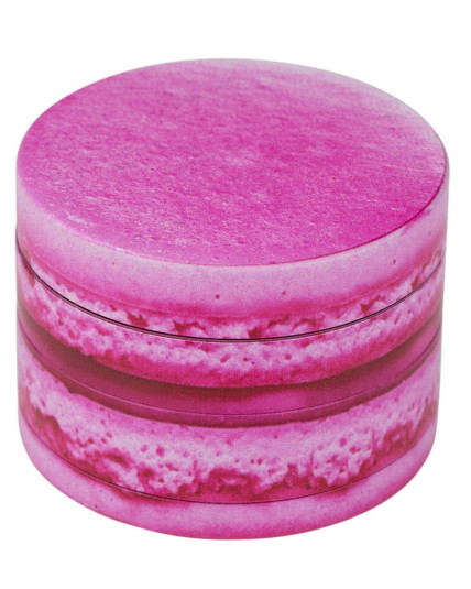 V Syndicate® Macaron: Raspberry 4-Piece SharpShred Dine-In Grinder 63mm