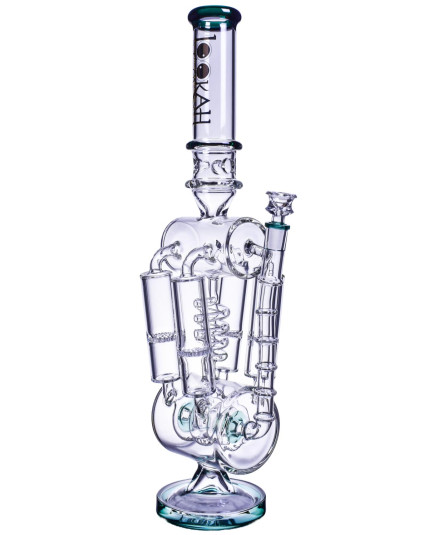 The Tetra - Lookah® - 20" Barrel Perc And Quad Honeycomb Bong