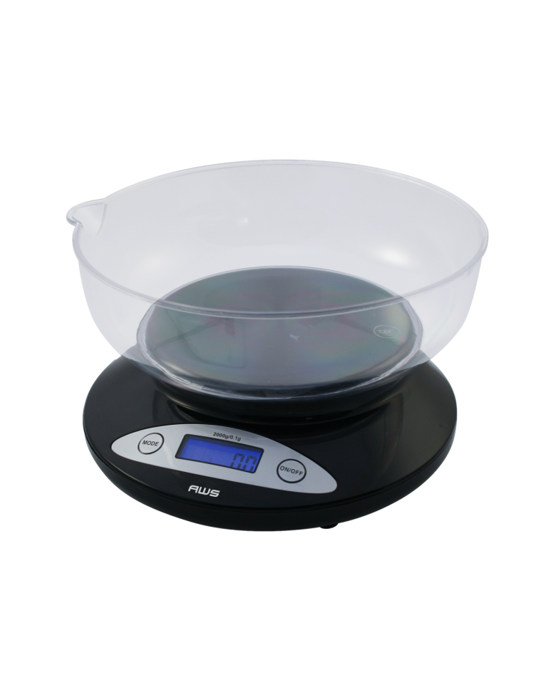 Scale Compact Digital Scale with Bowl 2KG