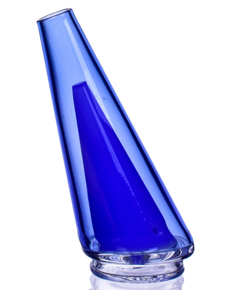 The Puffco Peak Glass Attachment - Blue -SmokeDay