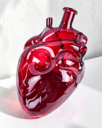 Anatomical Heart Glass Pipe
