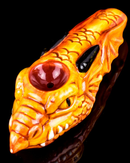 The Fiery Dragon Ceramic Hand Pipe