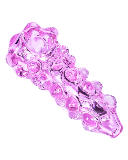 The Interdimensional Being - 5” Translucent Girly Hand Pipe - Pink