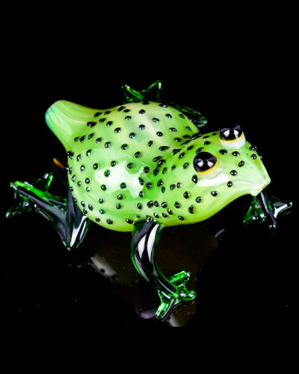 Michigan J Frog - 6" Quadruple Legged Animal Glass Pipe