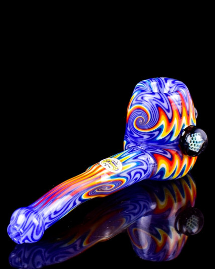 Wig Wag Hypnotic Spectrum Sherlock Pipe - Purple Crush