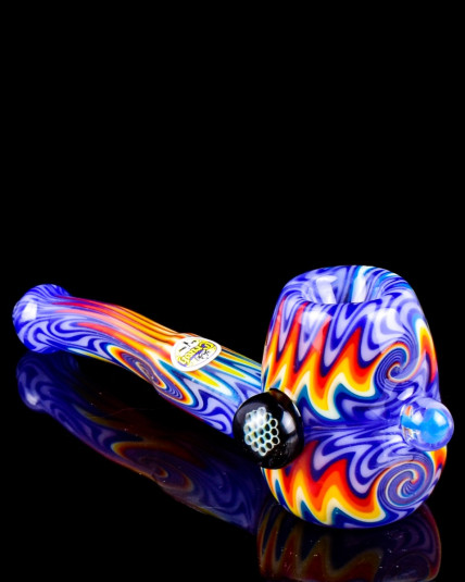 Wig Wag Hypnotic Spectrum Sherlock Pipe - Purple Crush