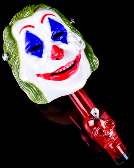 The Jokers Gas Mask Bong - Includes Acrylic Water Pipe - Full Set