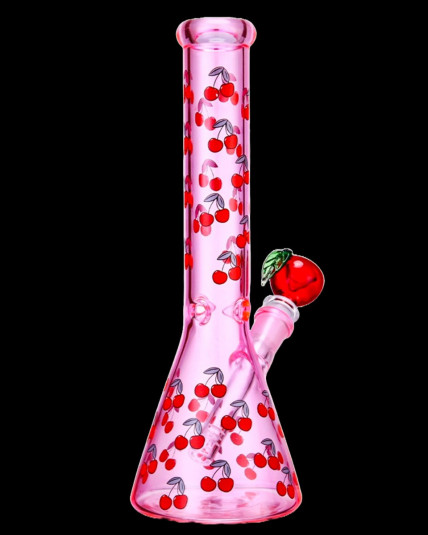 10" Double Cherry Beaker Bong