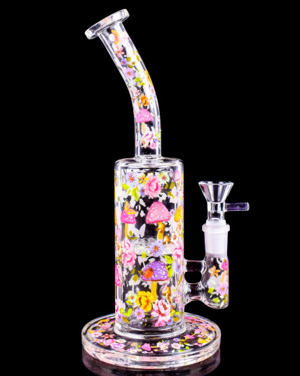 Mystic Garden - Floral Fantasy Honeycomb Bong