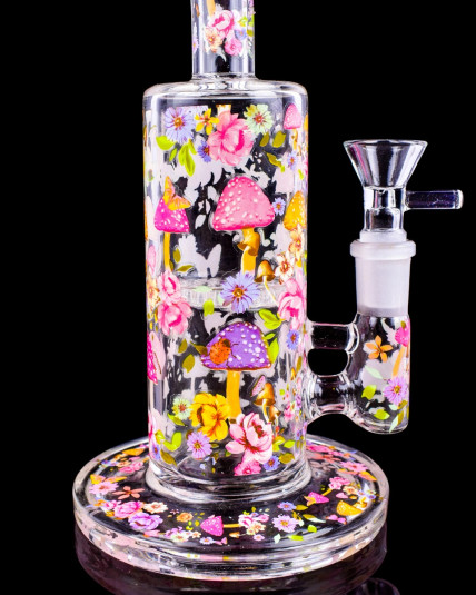 Mystic Garden - Floral Fantasy Honeycomb Bong