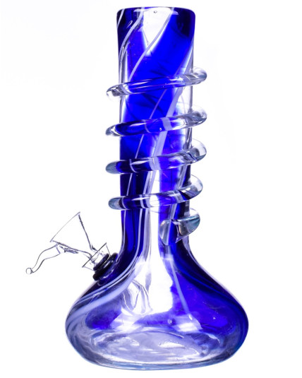 6" Colors Swirls Beautiful Color Blast Bong