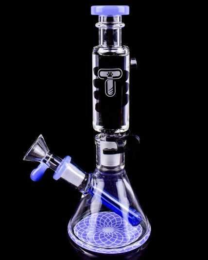 FrostCore 8" Glycerin Coil Beaker Bong
