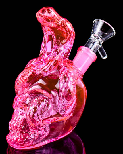 King Kobra Viper Skull Bong