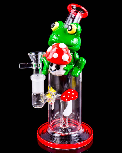 Cute Frog & Magic Mushroom Bong