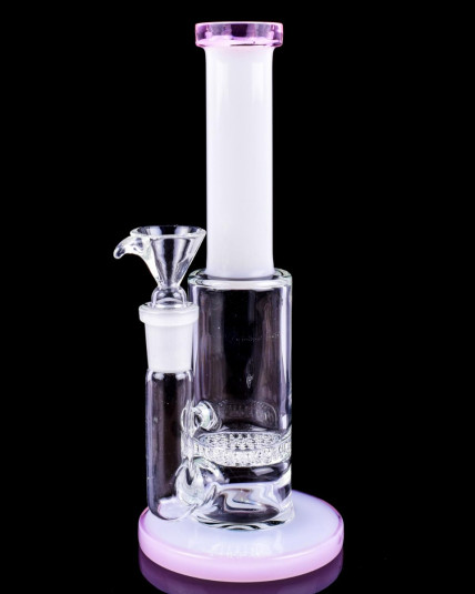 8" Honeycomb Water Pipe - Pink