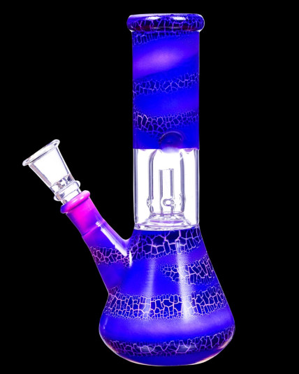 8" Deep Crackle Percolator - Pinkish Purple