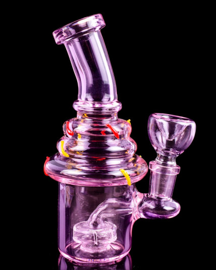 7” Slurpee Donut Cup Bong - Pink