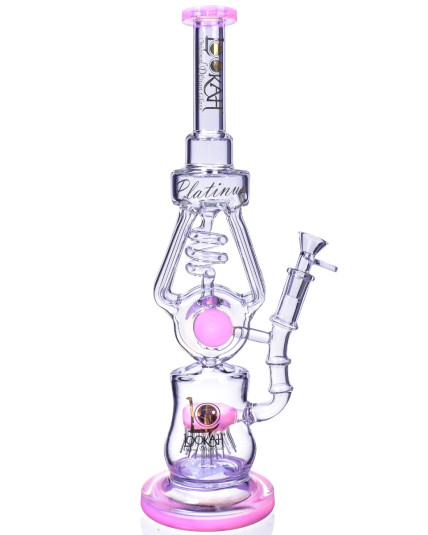 Smoke Factory - 16" Lookah® Filtering Factory Water Pipe Bong - Pink