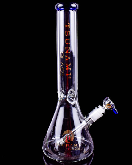 Tsunami Glass – 15” Ice Catcher Beaker Bong