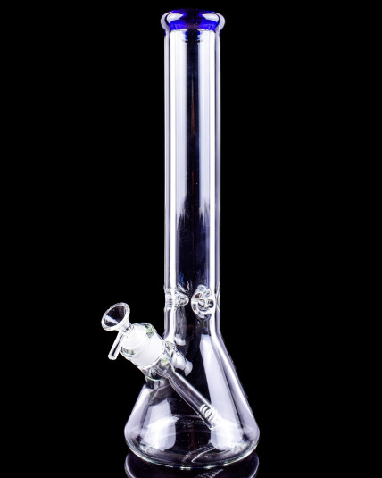 Clear Sky Giant Bong - 16" 9MM Thick Clear Beaker Bong