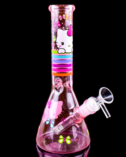Love Is In The Air Kitty Beaker Bong
