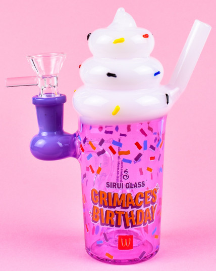 Birthday Milkshake Cup Bong - Purple