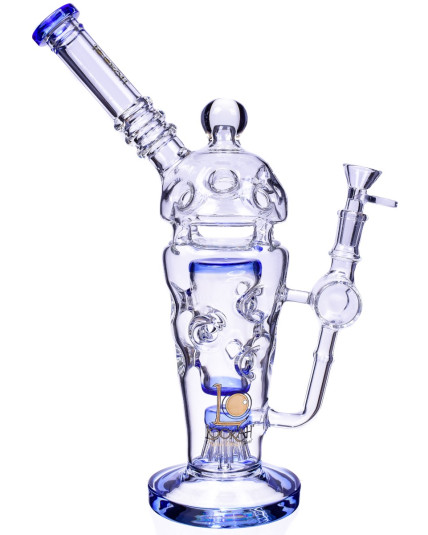 The Trophy - Lookah® Glass Dab Rig Swiss Percolator Water Pipe Bong