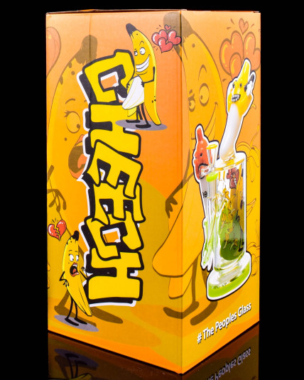 Cheech Glass - Banana Dancing Wild Bong w/ Glass Hand Pipe