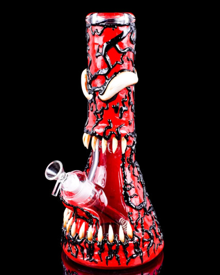 The Venom - 12" Bloody Work Beaker Bong