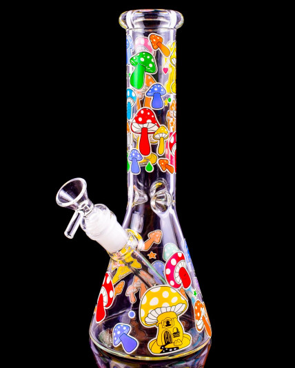 Enchanted Shroom - Glow Mushroom Beaker Bong