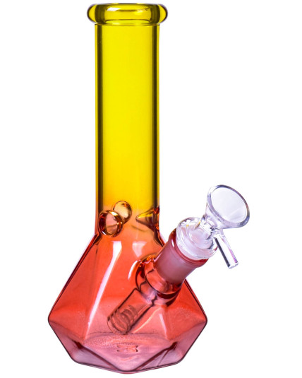 SmokeDay Ombre Diamond Beaker Bong