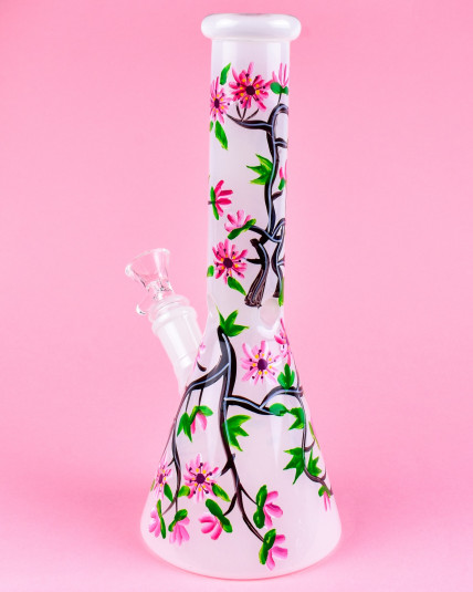 Cherry Blossom Beaker Bong