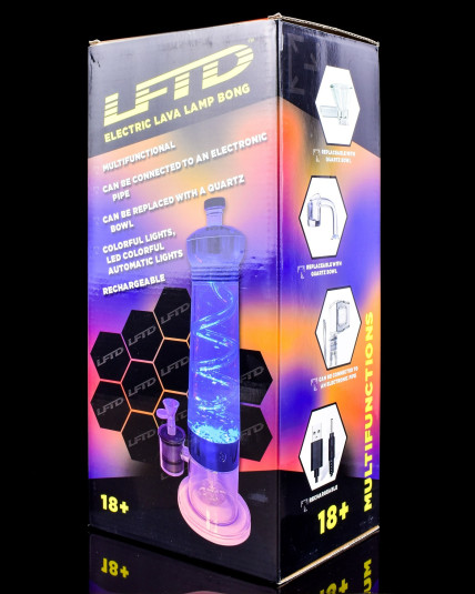 Electric UFO Lava Lamp Bong w/ Coil Perc