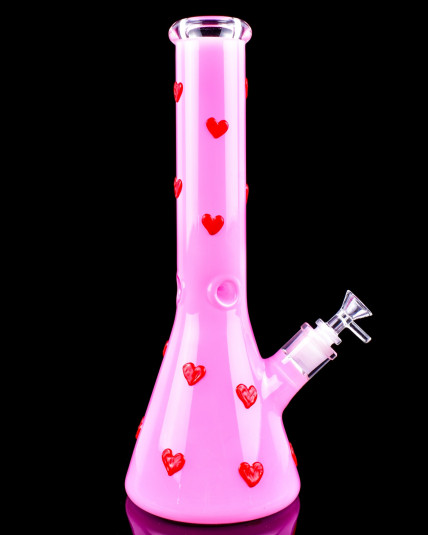 Love Hearts Beaker Bong