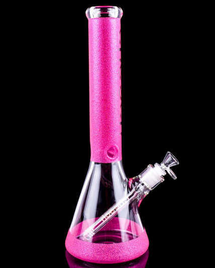 Cheech Glass - 15" Sparkle of My Life Beaker Bong - Pink