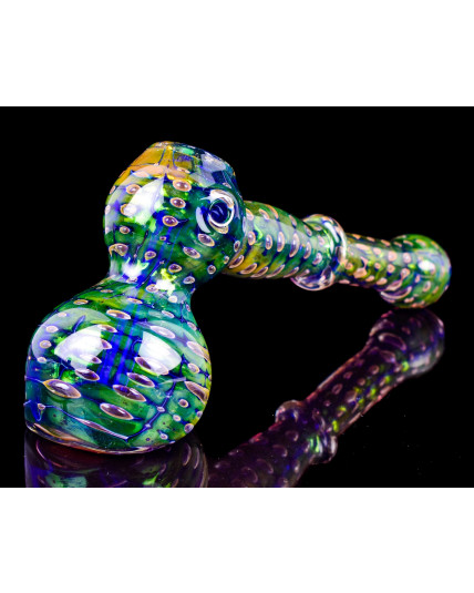 Anaconda's Smoke - 6" Bubble Trap Patch Work Hammer Bubbler