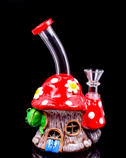 The Froggy - 3D Hand Painted Playhouse Mushroom Bong