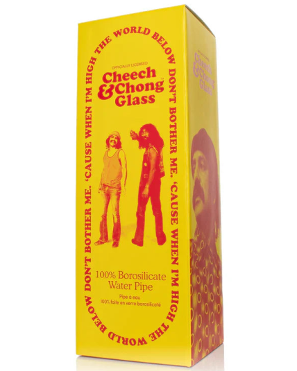 Cheech & Chong® Glass - 10" Dave's Not Here, Man Beaker Base Bong