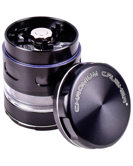 The Avatar - Chromium Crusher® - Precision Four-Part Glass Hybrid Grinder - 63MM