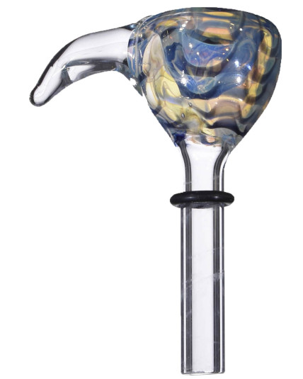 Glass Stem Slider Domed Funnel Style With Handle For Monster Zong