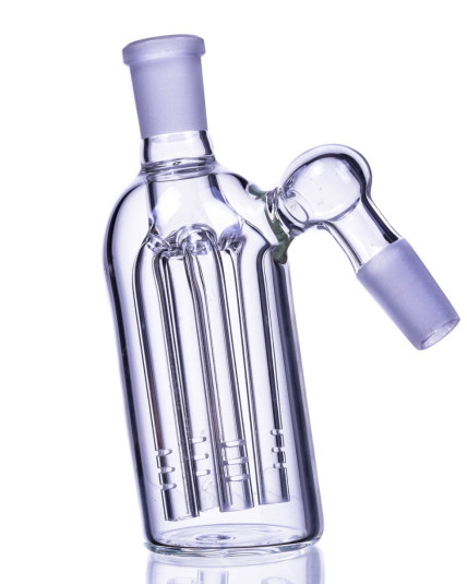 Crystal Clarity w/4 Arm Tree Perc Ash Catcher - 45° 14mm 