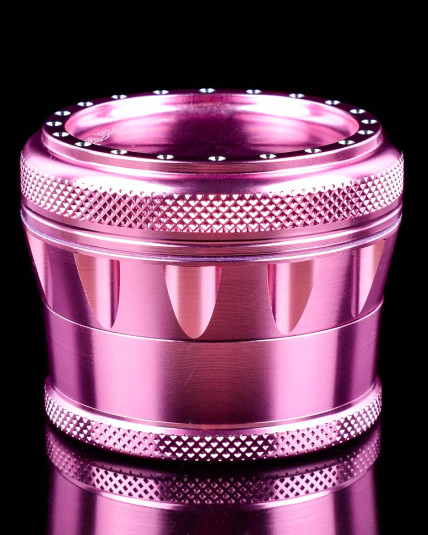 The Loyal - Chromium Crusher® - Precision Four-Part Large Grip Edge Grinder - 62MM - Pink