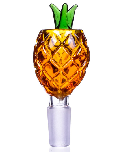 14mm Male Juicy Glass Pineapple Bowl