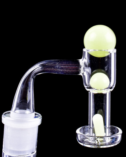 Terp Slurper Quartz Dab Banger w/Pill & Marble Set - 14mm Male