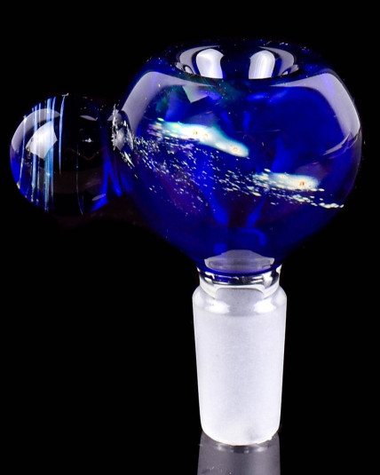 14mm Galaxy Silver Fumed Marble Bowl