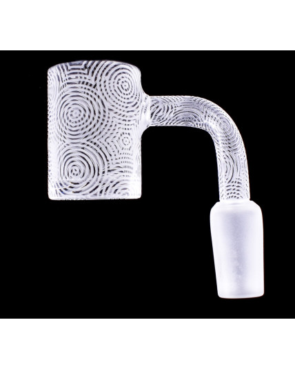 4mm Thick Flat Top Designed Quartz Banger - 14mm Male