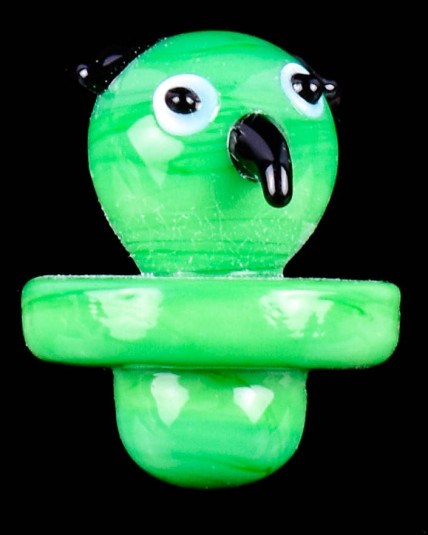 Emerald Peekaboo Parrot Carb Cap